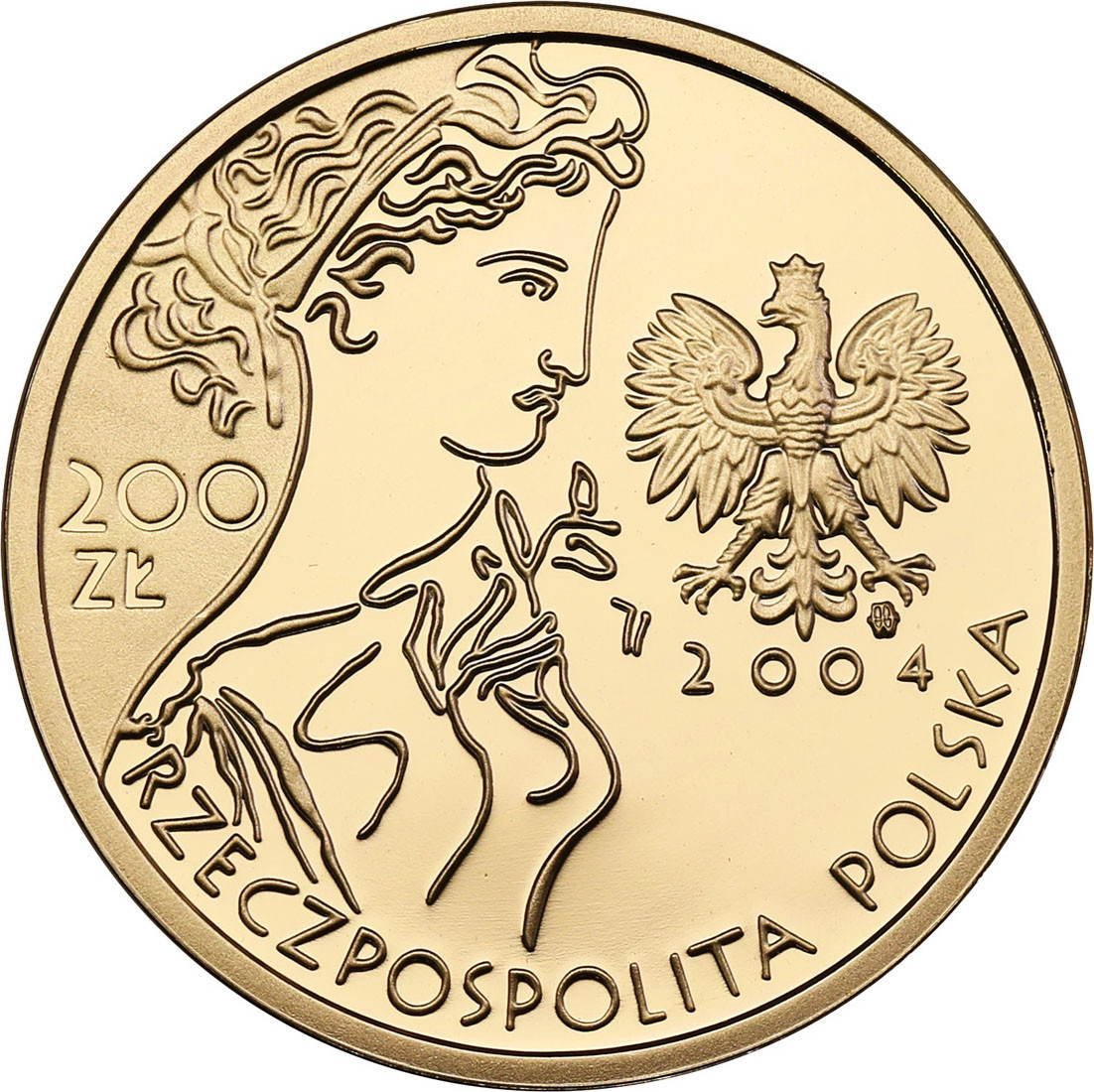 III RP. 200 złotych 2004 XXVIII Igrzyska Olimpijskie - Ateny